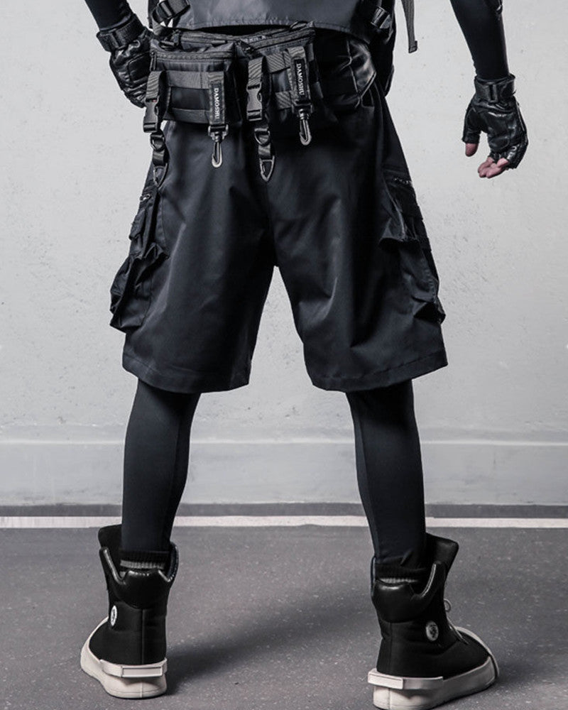 Techwear Pocket Cargo Shorts