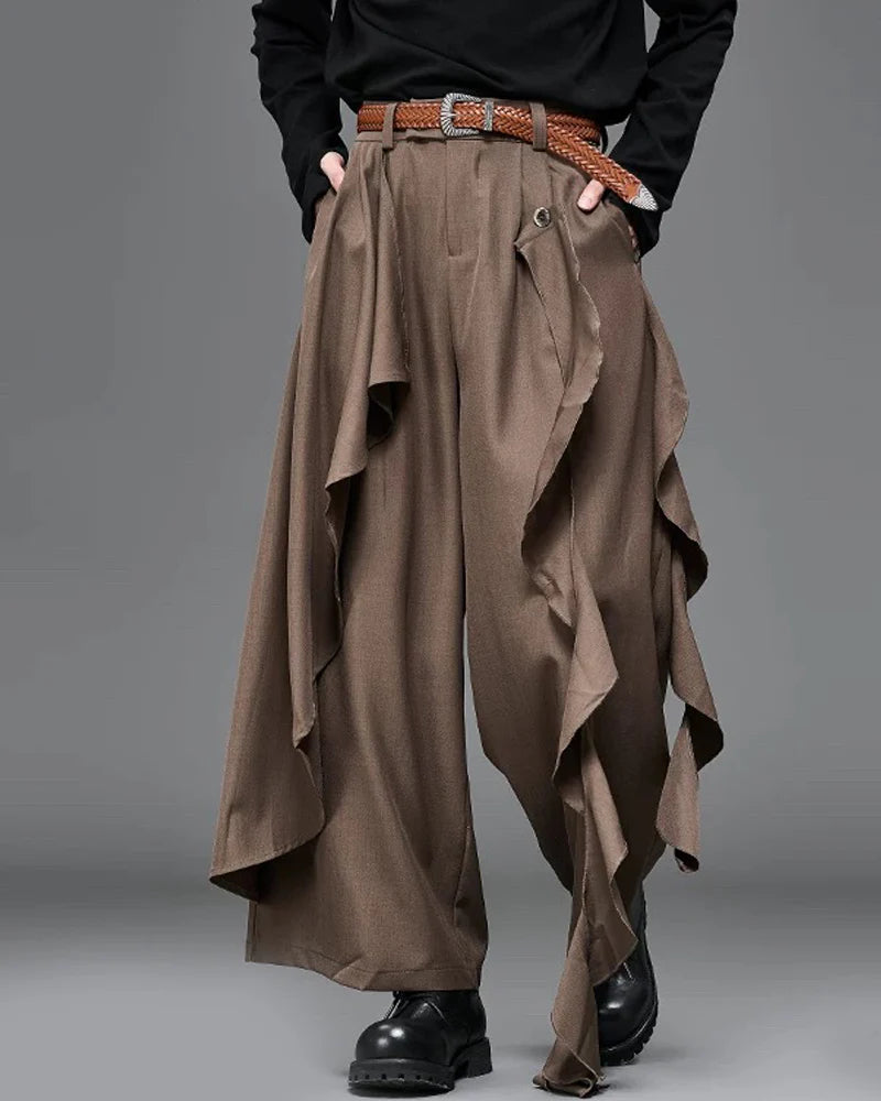 Modern Japanese Wide Leg Vintage Hakama Pants