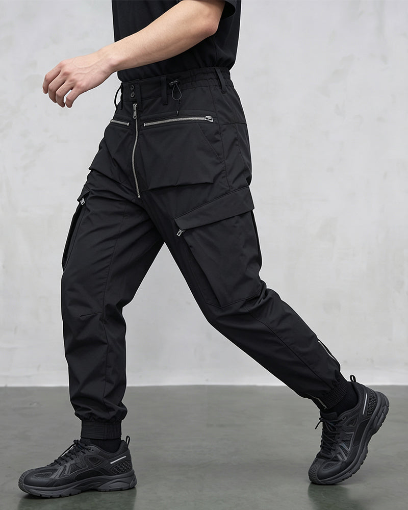 Multi-Pocket Zip Techwear Pants