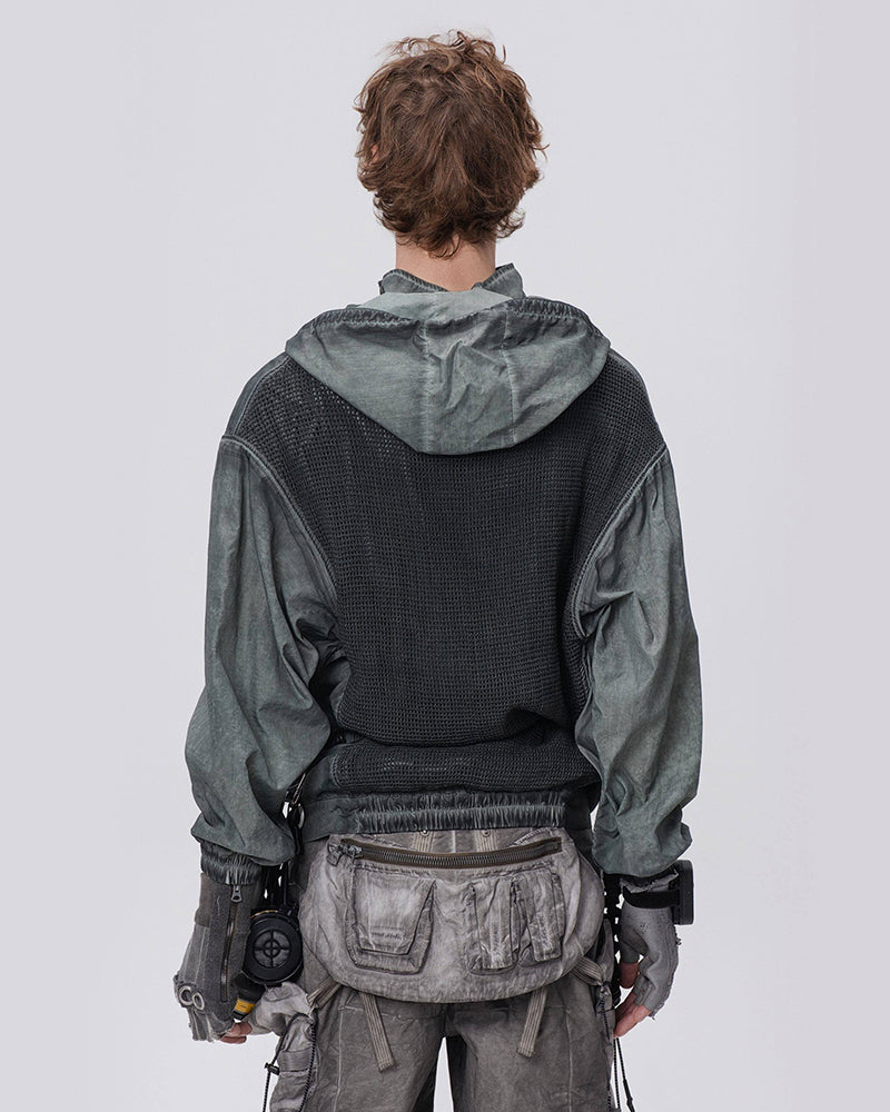 Wasteland Dye-Dirty Anorak Pullover Jacket