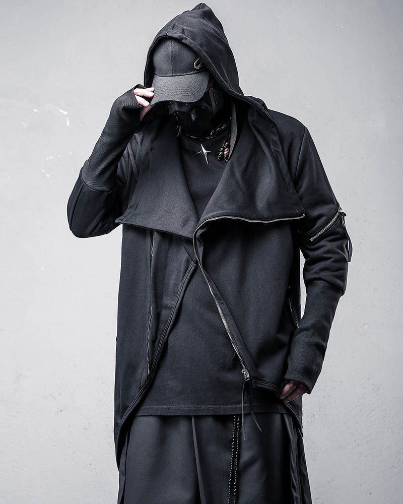 Japanese Techwear Zipper Hooded Jacket