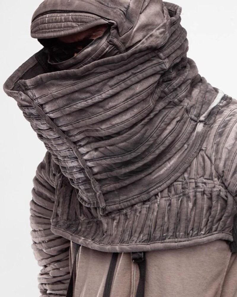 Wasteland Pleated Vintage Distressed Cropped Jacket