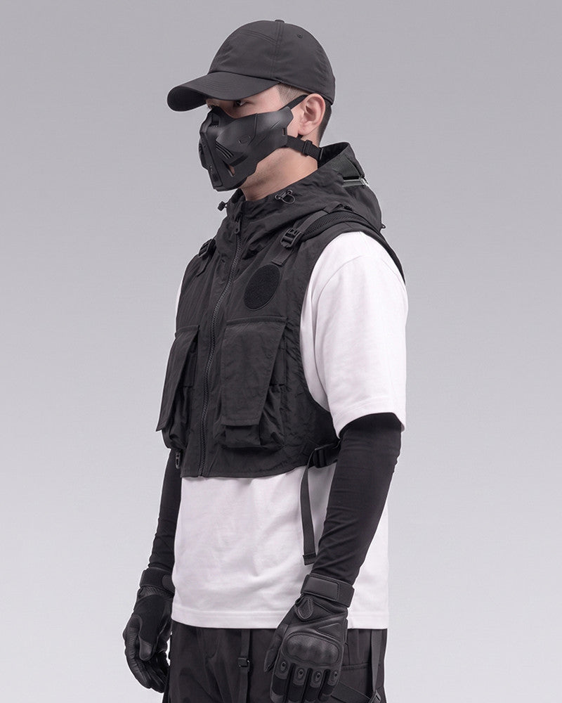 Functional Cropped Cargo Vest