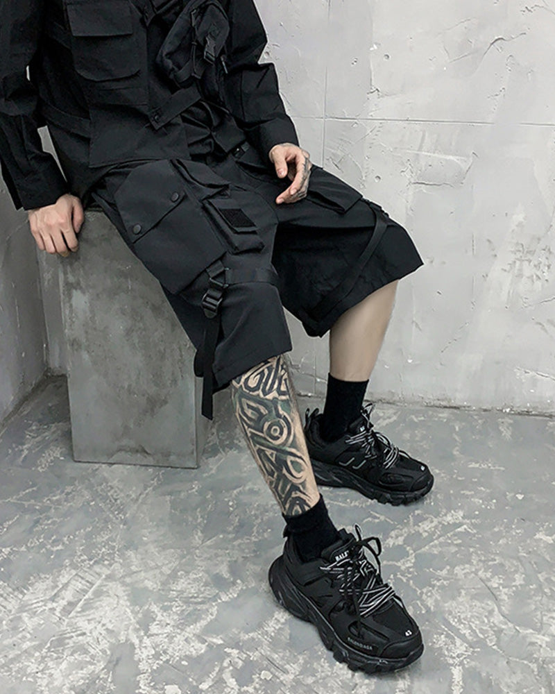Techwear Pocket Tactical Cargo Shorts
