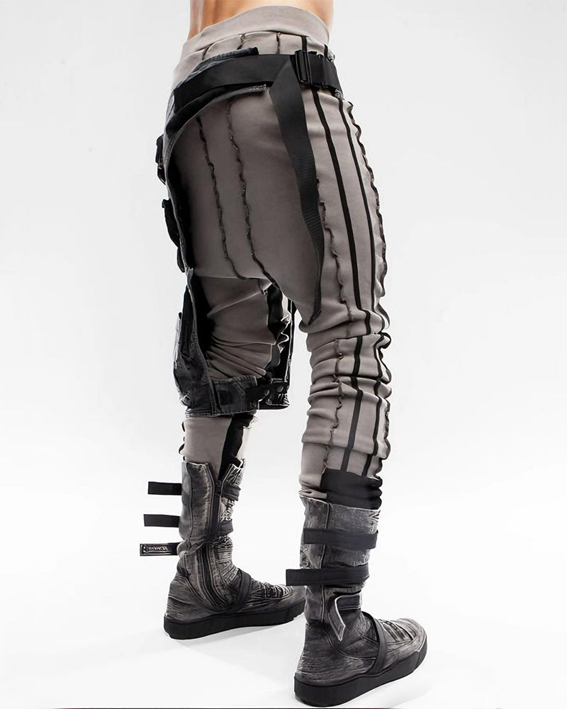 Washed Thigh Bag Post-Apocalyptic Leg Pouch
