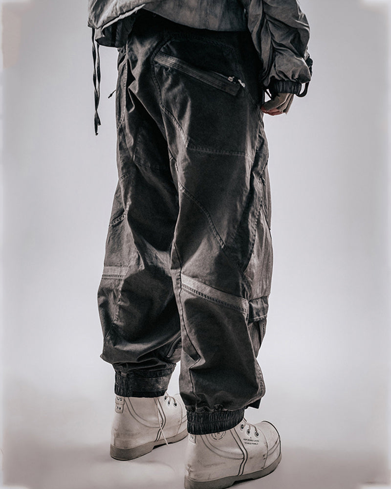 Post-Apocalyptic Men's Techwear Wasteland Cargo Pants