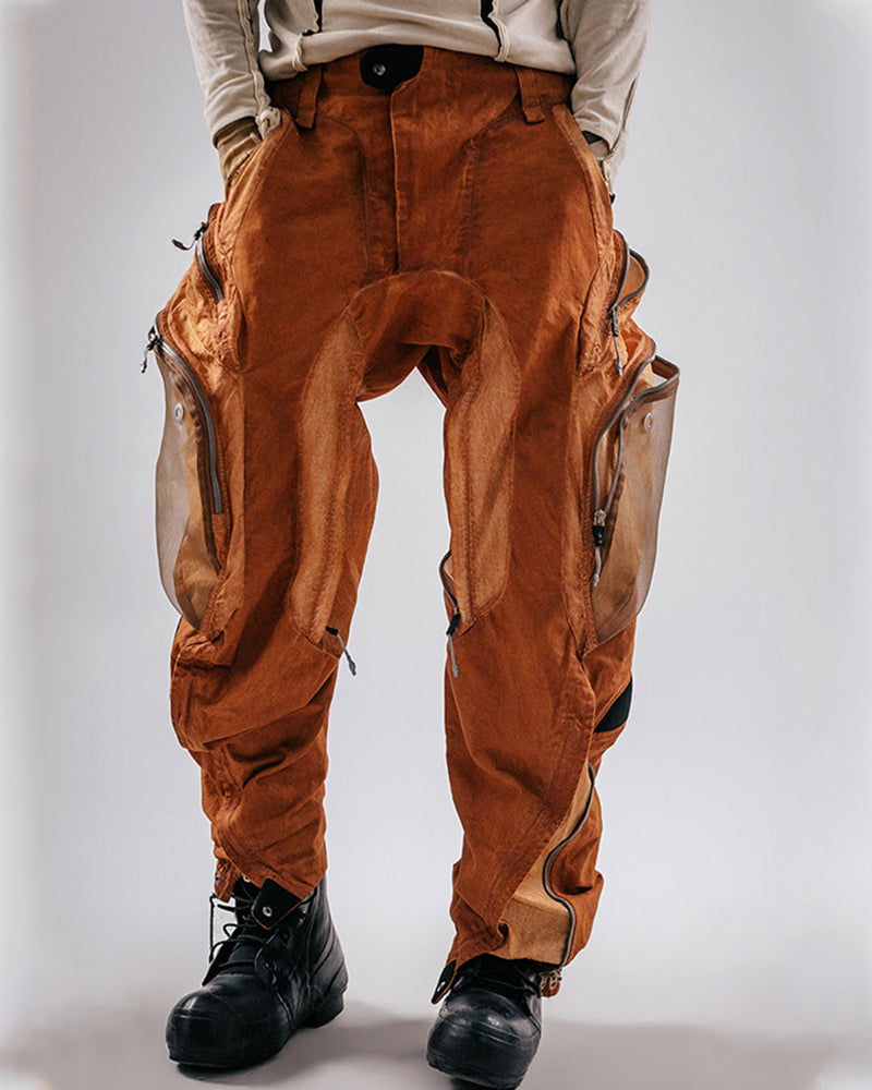 Post-Apocalypti Dune Wasteland Techwear Flight Pants