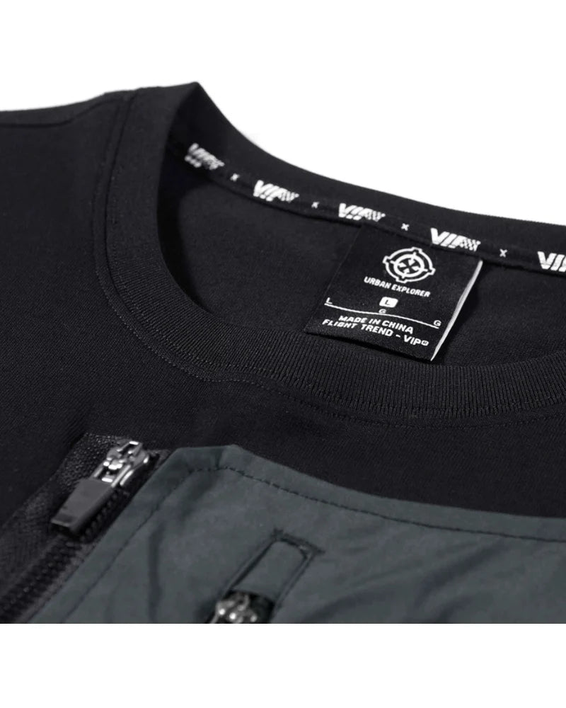 Removable Pocket Techwear T-Shirt