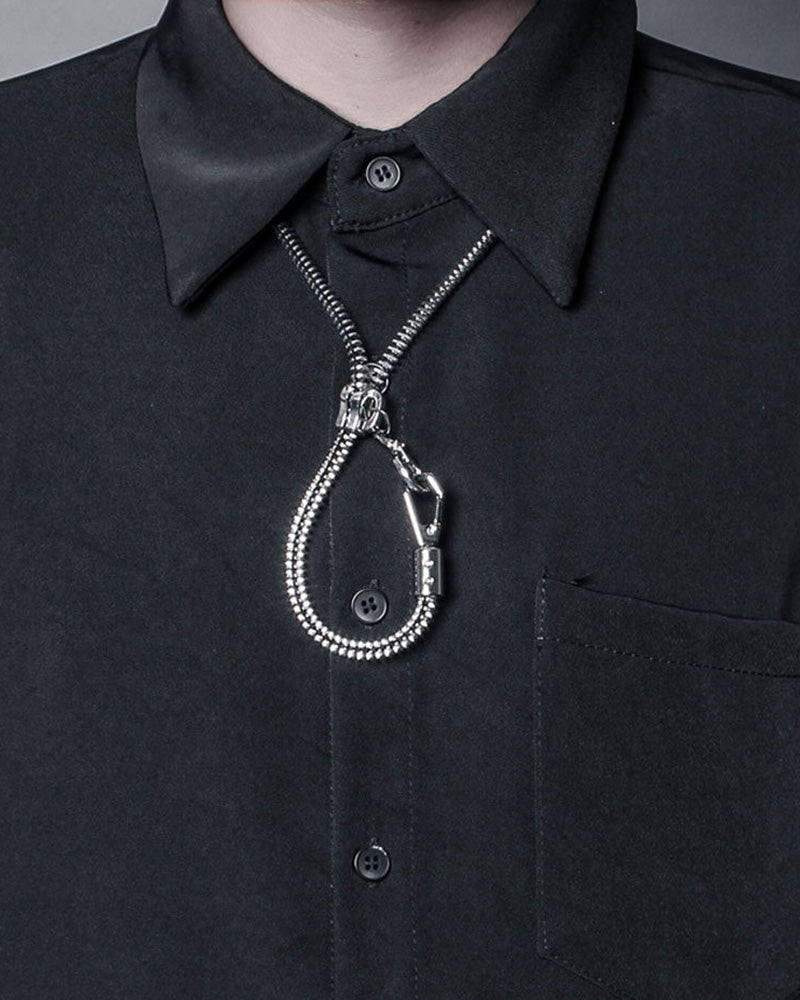 Streetwear Functional Zipper Necklace