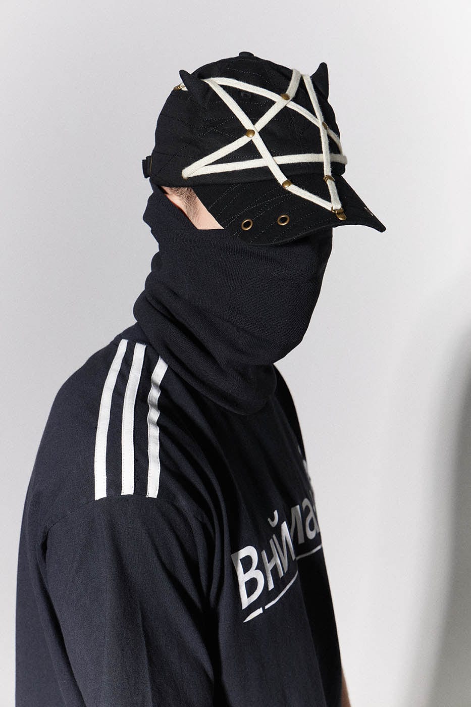 Pentagram Rivet Devil Hat