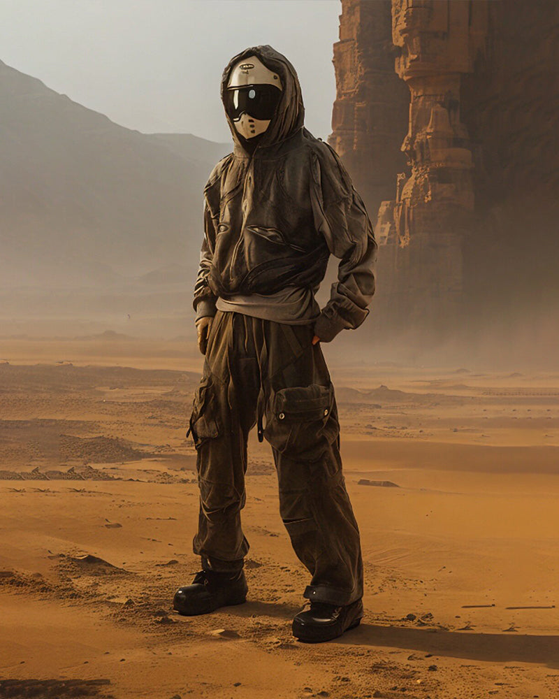 Distressed Denim Wasteland Casual Pants