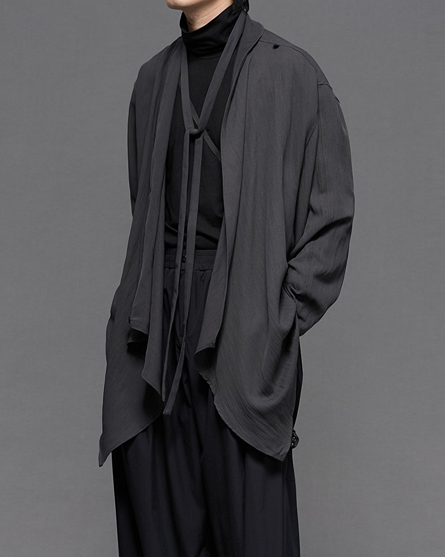 Japanese Zen Hermit Kimono  Cardigan Jacket