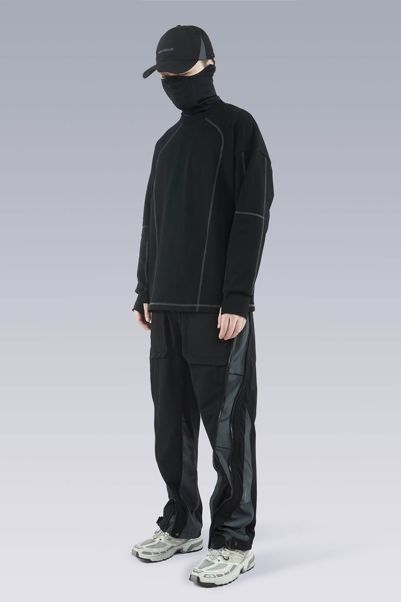 Side-Zip Spliced Tactical Pants