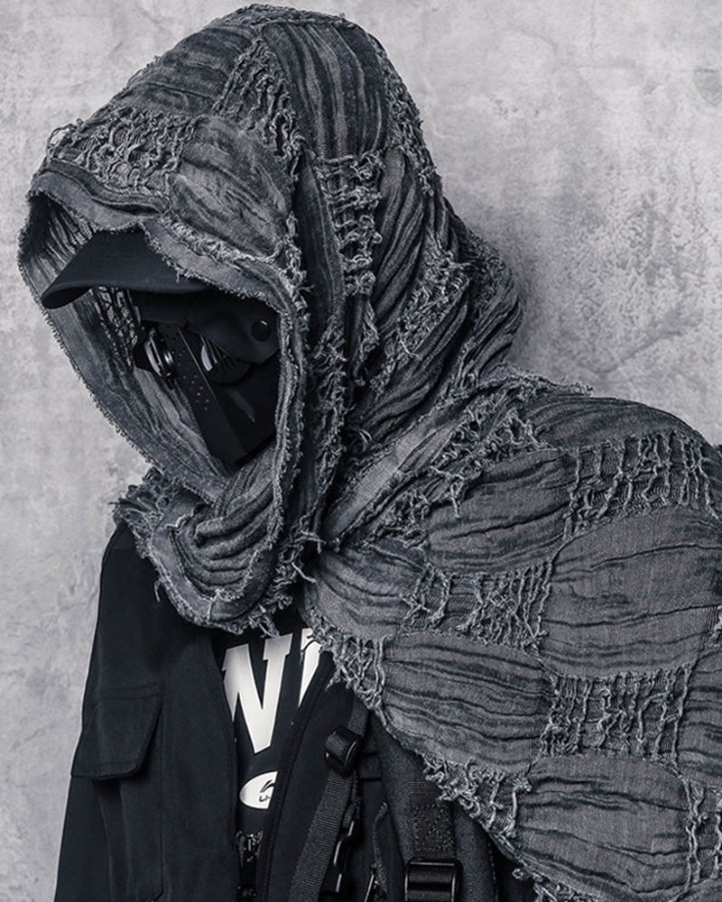 Wasteland Wear Distressed Tactical Shawl Scarf