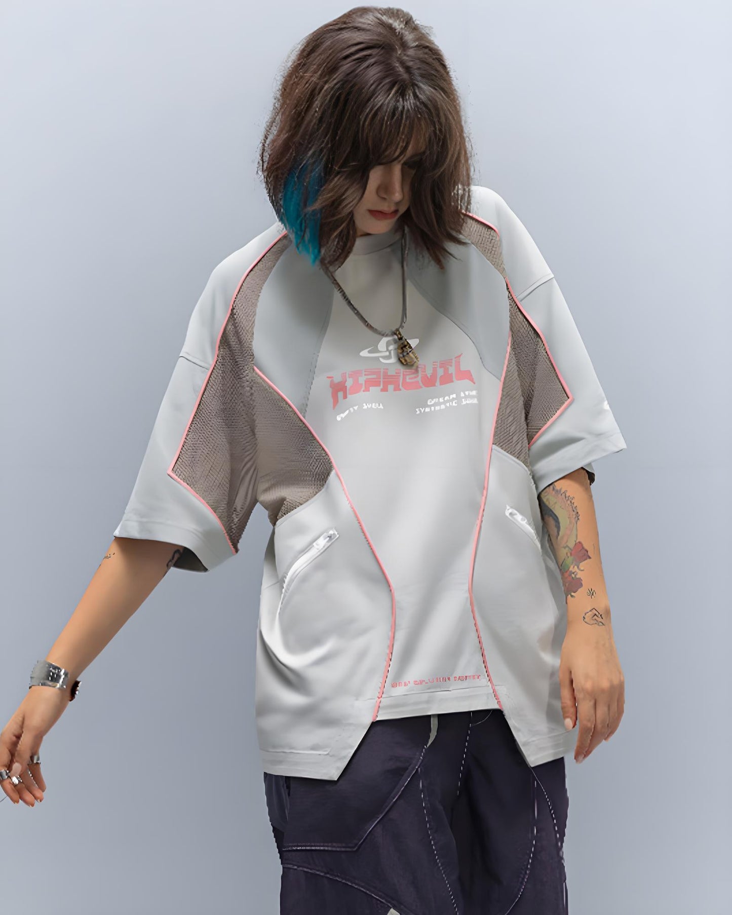 CBP-033-X｜Cyberpunk Techwear Set Top / Bottom