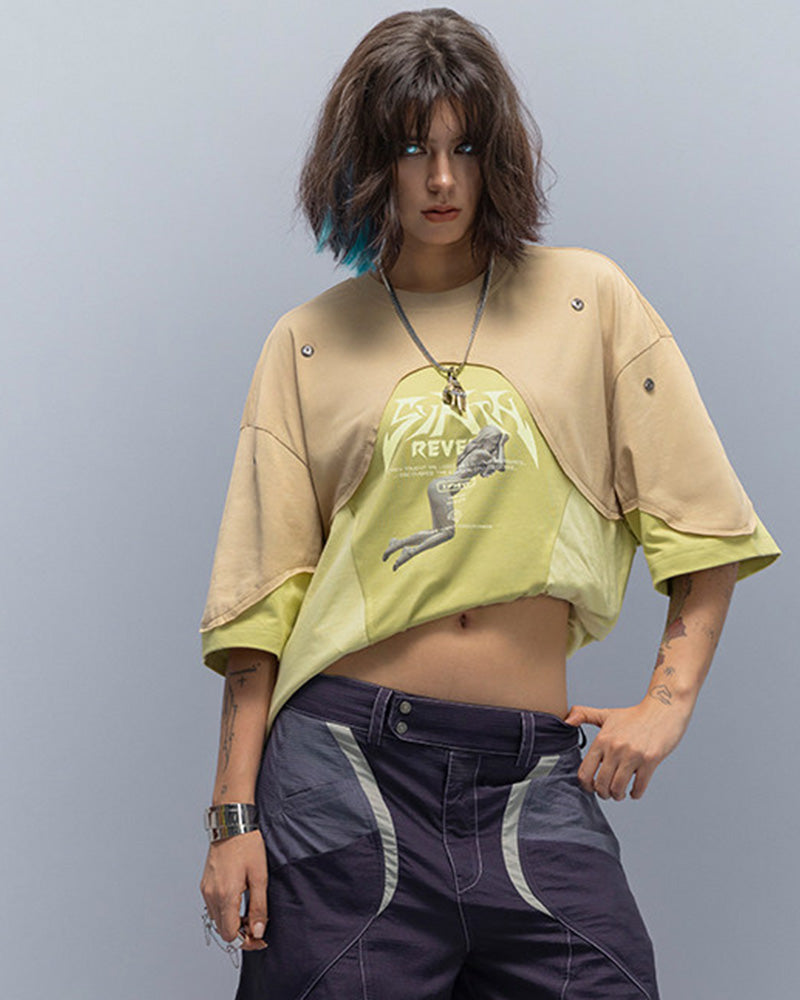 CBP-034-X｜Cyberpunk Techwear Set Top / Bottom
