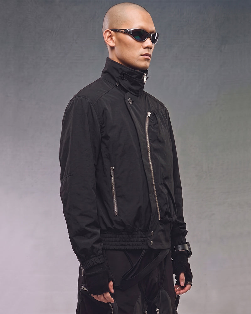 Post-Apocalyptic Asymmetric Arc Zipper Jacket