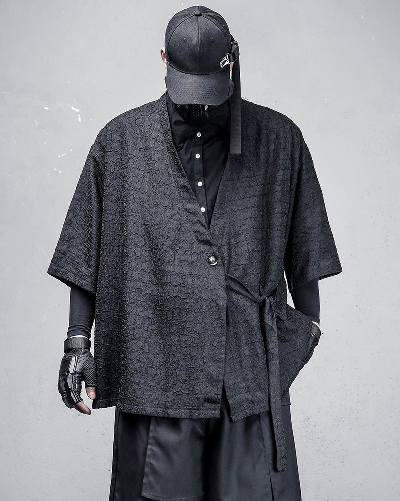 Japanese Robe Style Darkwear Shirt