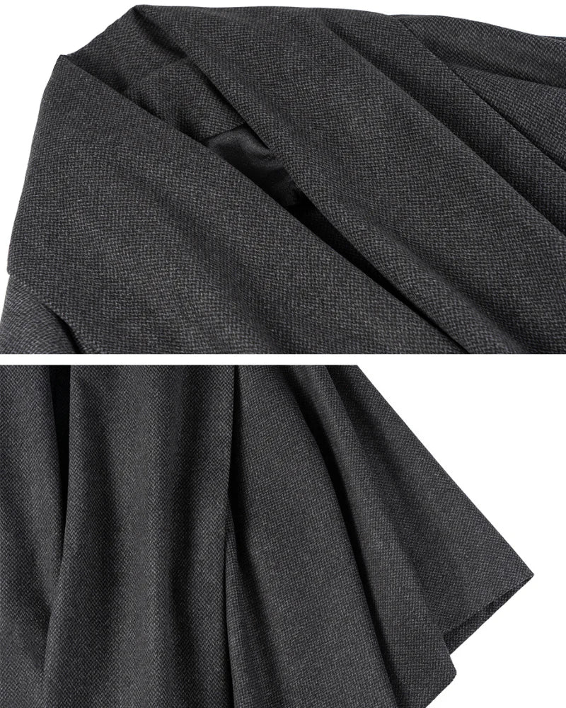 Techwear Winter Scarf Cape Coat
