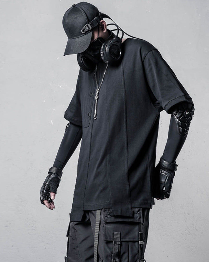 Techwear Functional Irregular T-Shirt