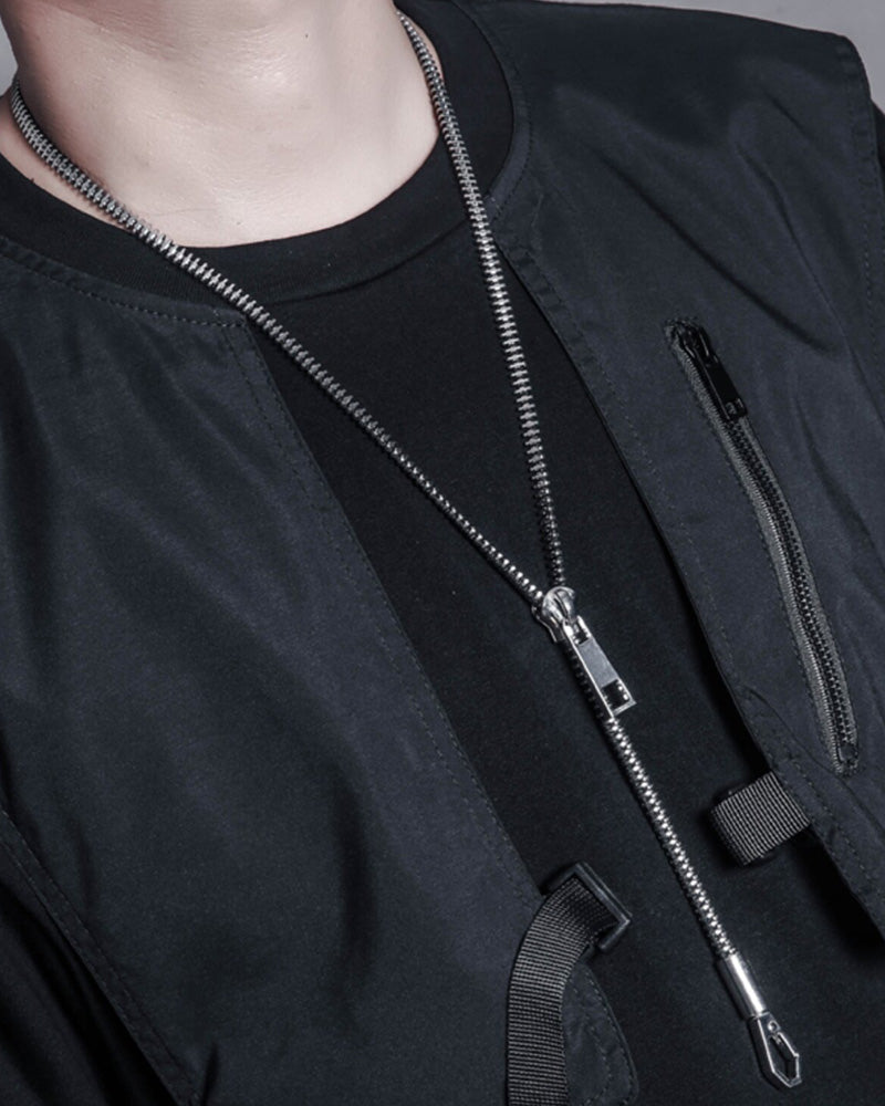 Functional Techwear Zipper Necklace