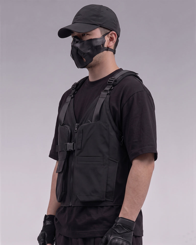 Water-Repellent Suspender Utility Vest