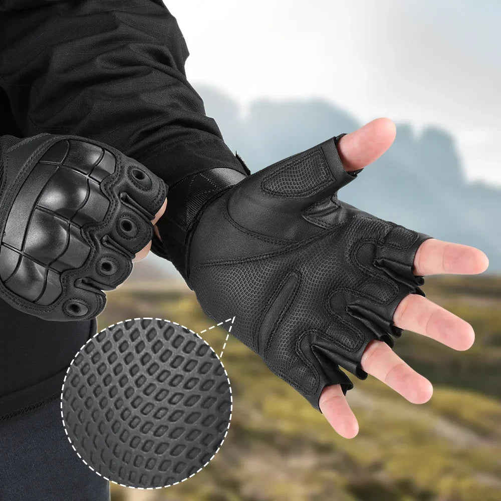 Techwear Fingerless Tactical Gloves