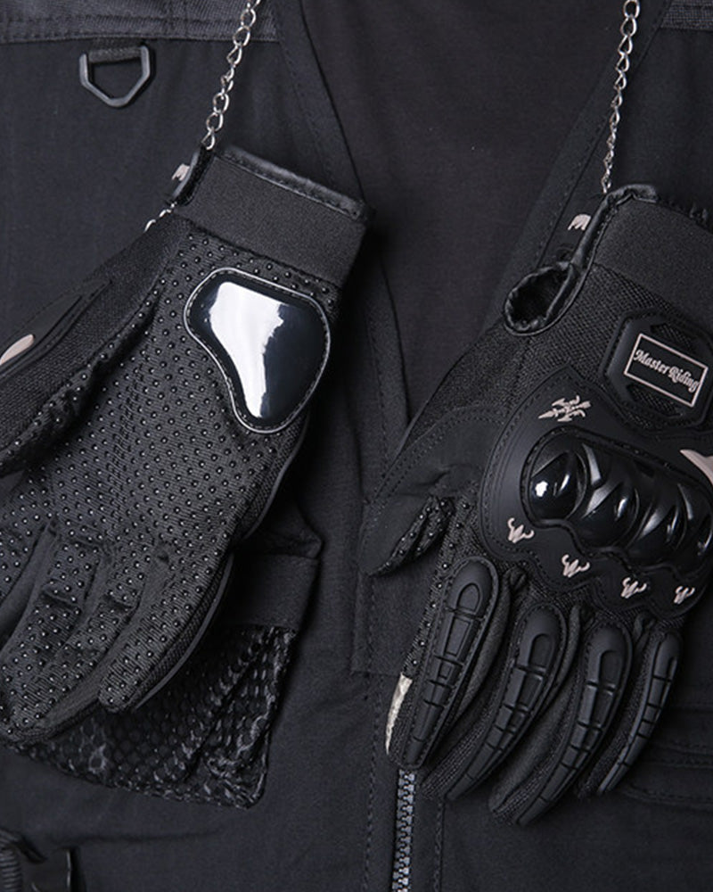 Techwear Tactical Touchscreen Motorcycle Gloves