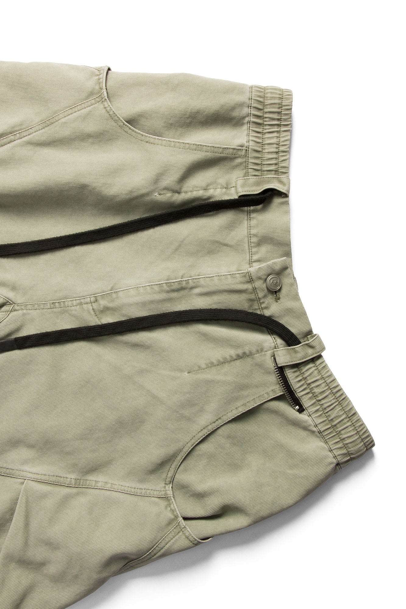 Multi-Pocket Panel Drawstring Pants