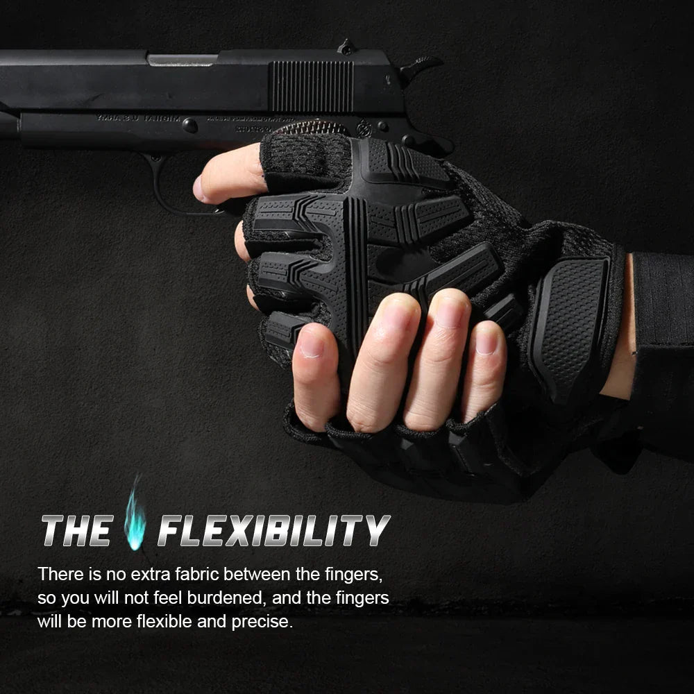 Techwear Fingerless Gloves
