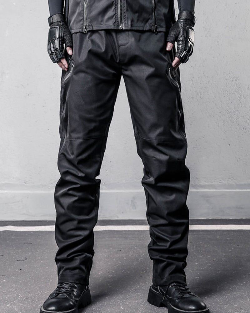 Functional Side-Zip Techwear Cargo Pants
