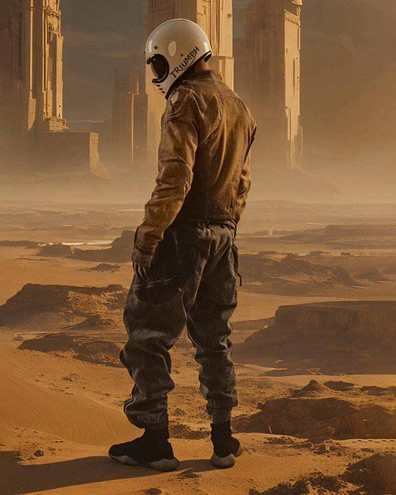 Wasteland Techwear Multi-Pocket Zip-Adjust Parachute Cargo Pants