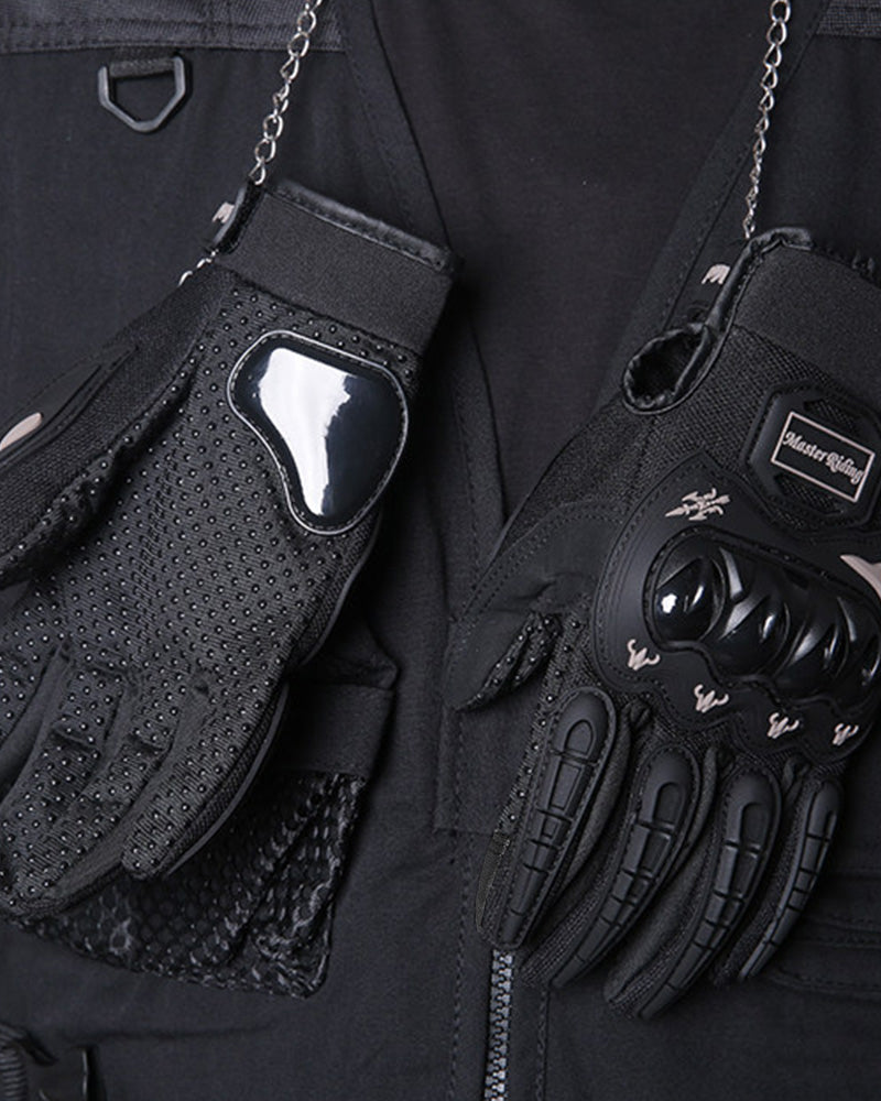 Techwear Tactical Touchscreen Motorcycle Gloves