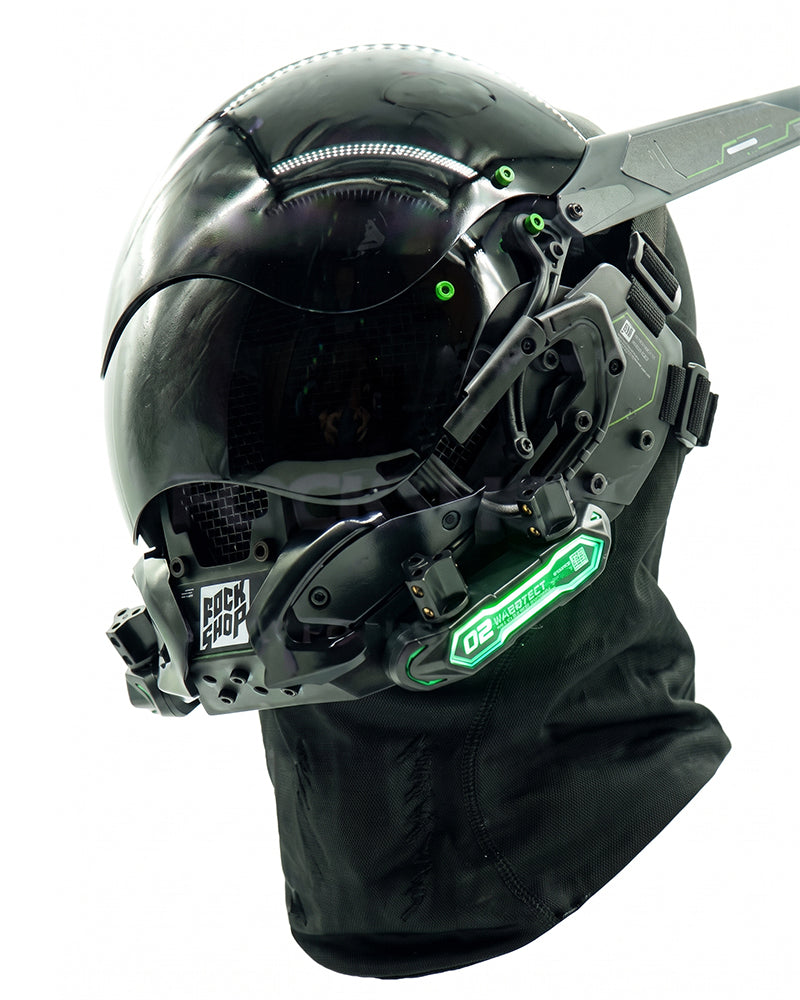 Cyberpunk Sci Fi Helmet Mask