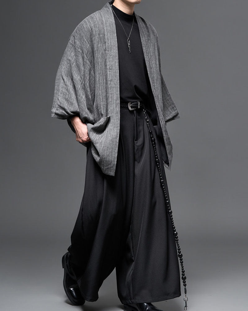 Japanese Cotton-linen Kimono Jacket