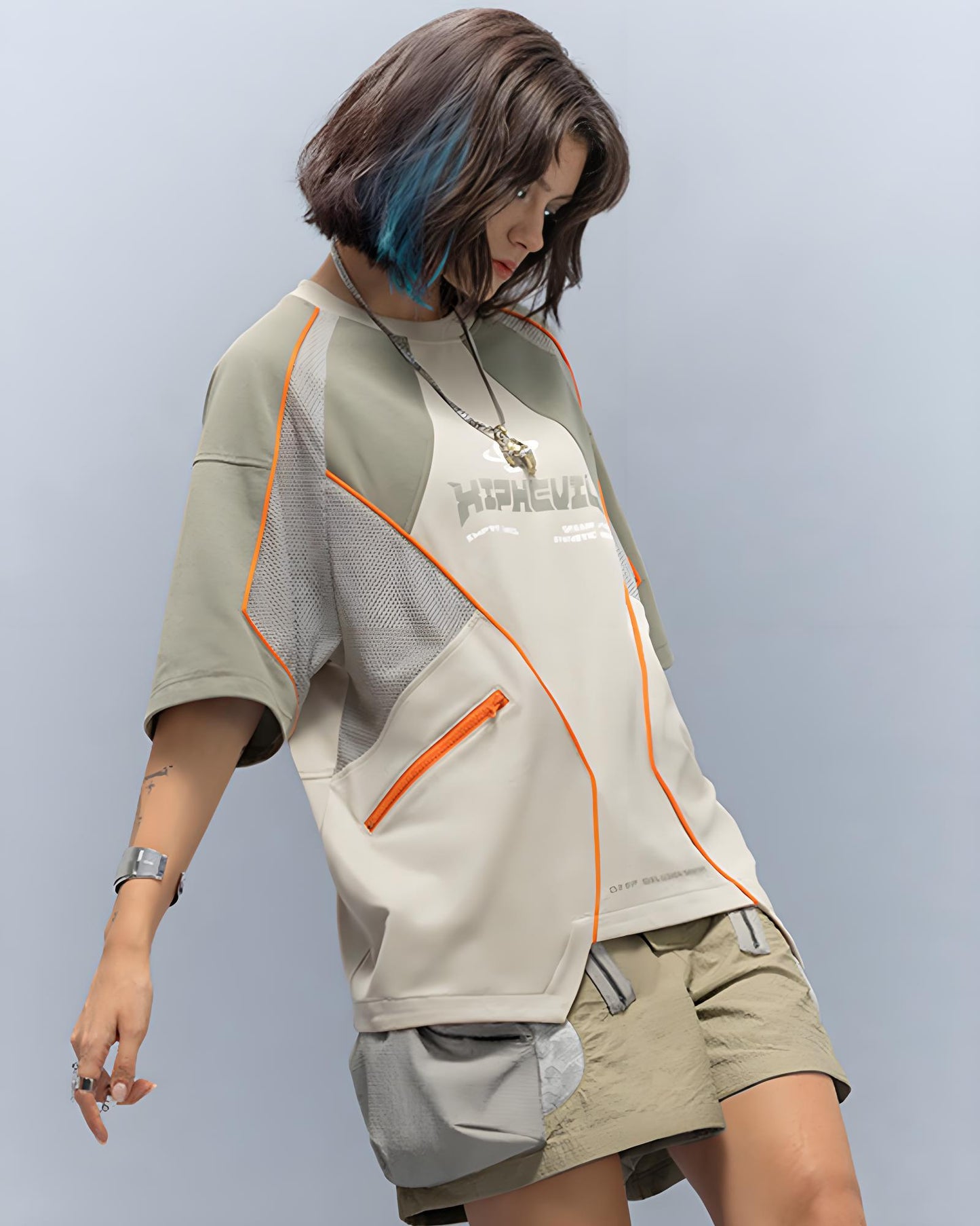 CBP-035-X｜Cyberpunk Techwear Set Top / Bottom