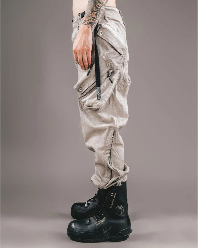 Post-Apocalyptic Functional Distressed Cargo Pants