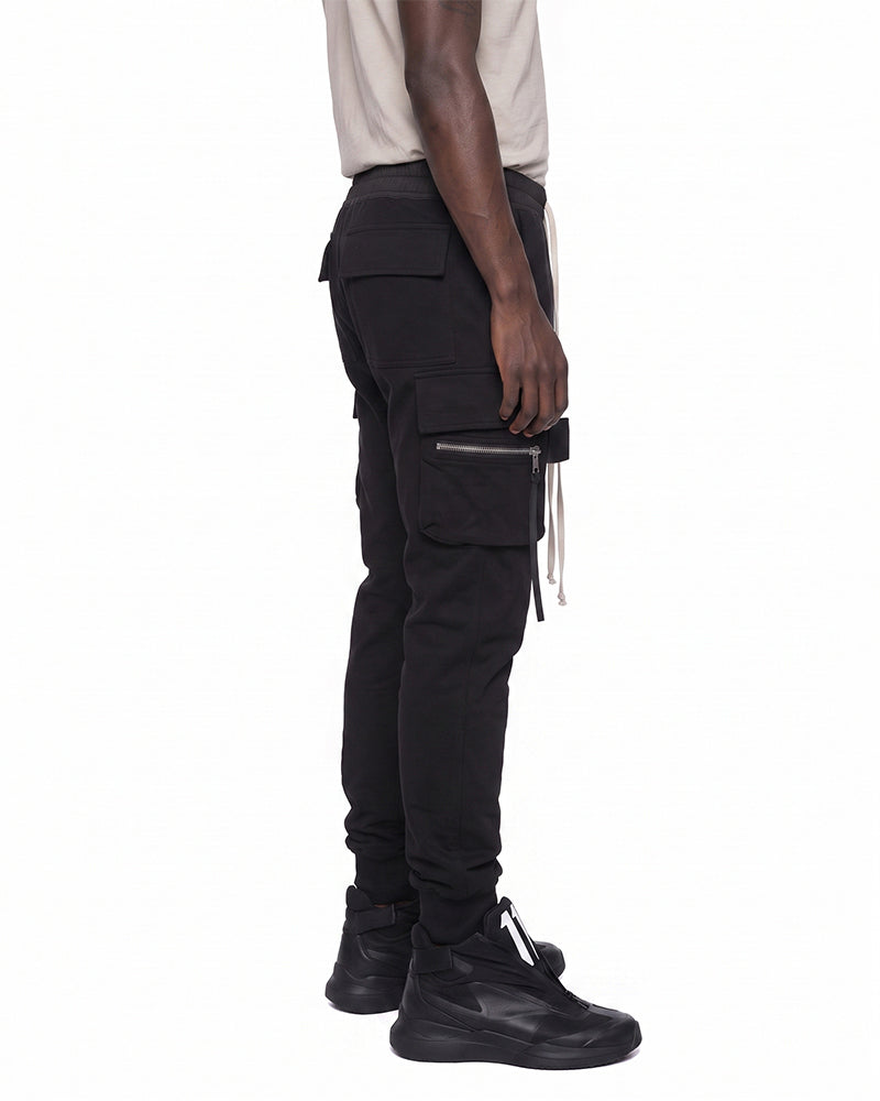 Multi‑Pocket Tactical Drawstring Cargo Jogger Pants