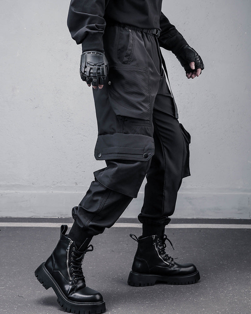 Multi-Pocket Tactical Techwear Cargo Pants