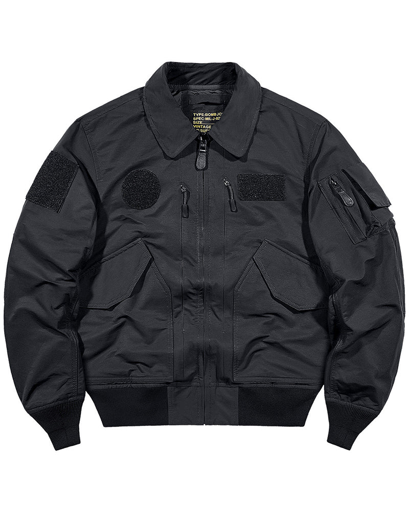 Tactical Lapel Techwear Bomber Jacket