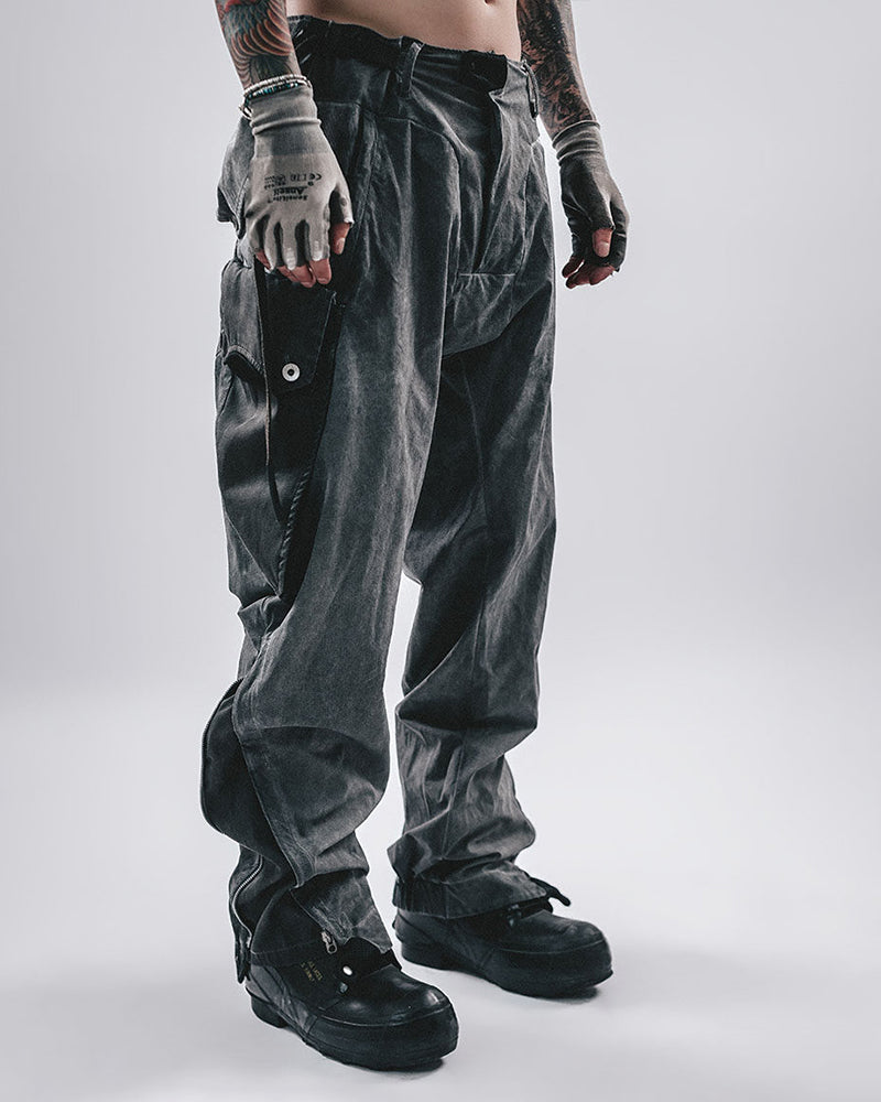 Wasteland Tech 3D-Cut Multi-Zip Panel Cargo Pants