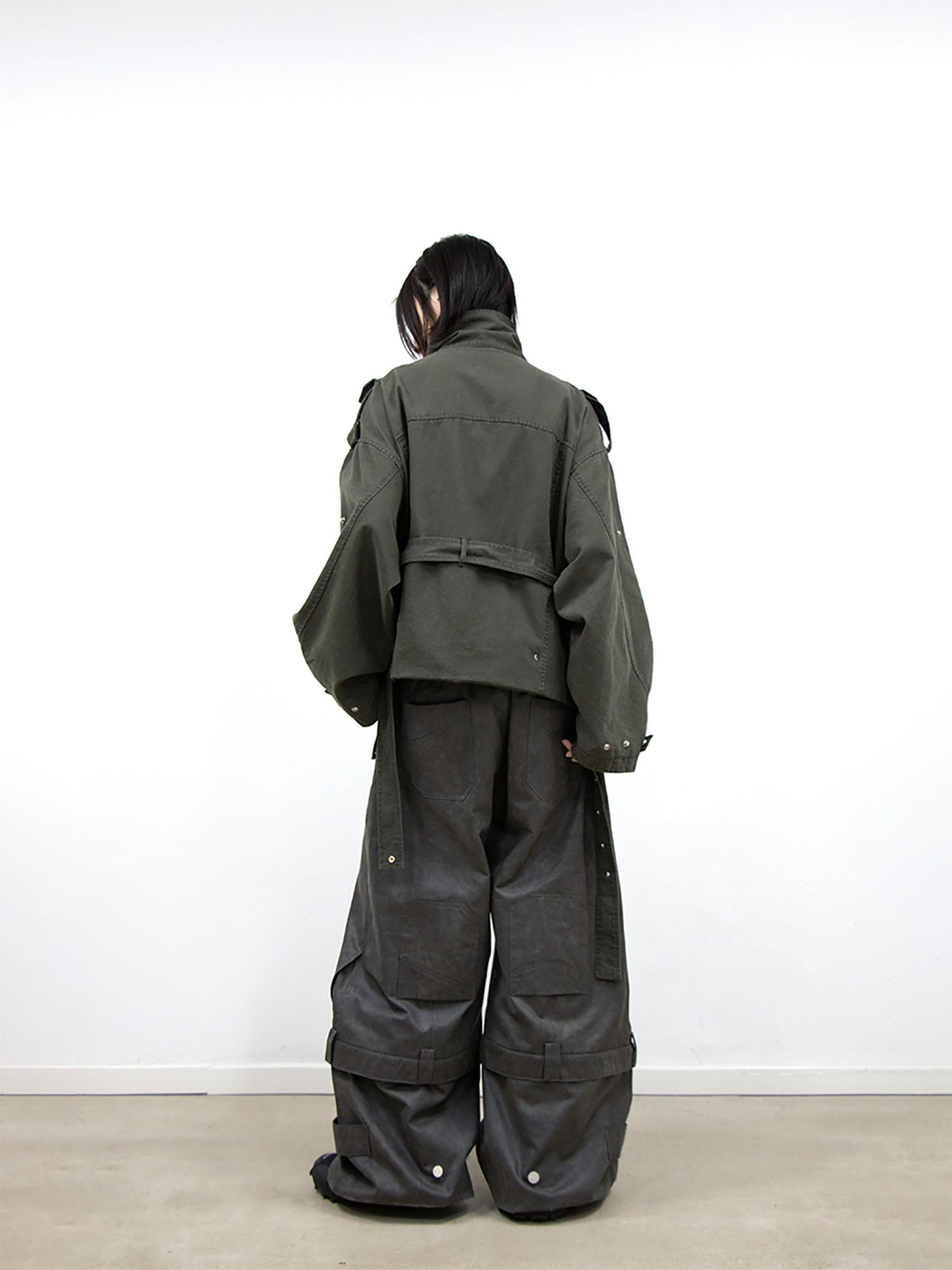 Convertible Foldover-Waist Cargo Pants