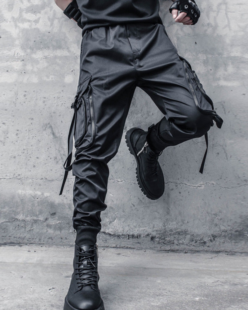 Functional Zip Pockets Techwear Cargo Pants