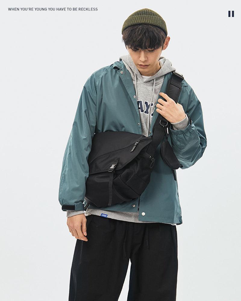Techwear Large Messenger Sling Bag