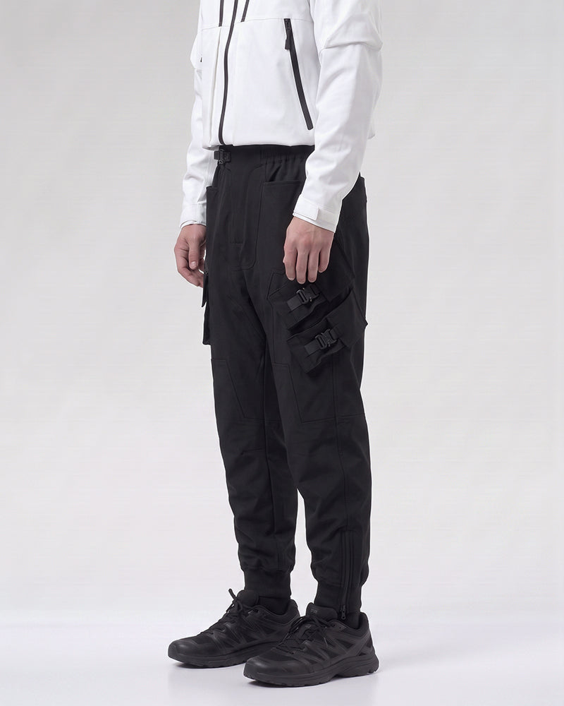 Multi-Pocket Spliced Tactical Casual Pants