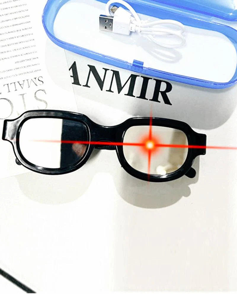 Detective Red Eye LED Glasses