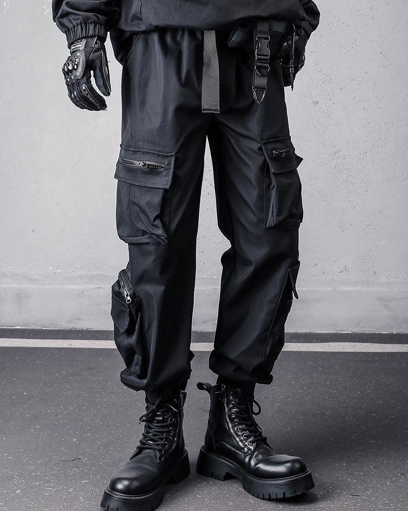 Streetwear Multi-Pocket Utility Techwear Cargo Pants