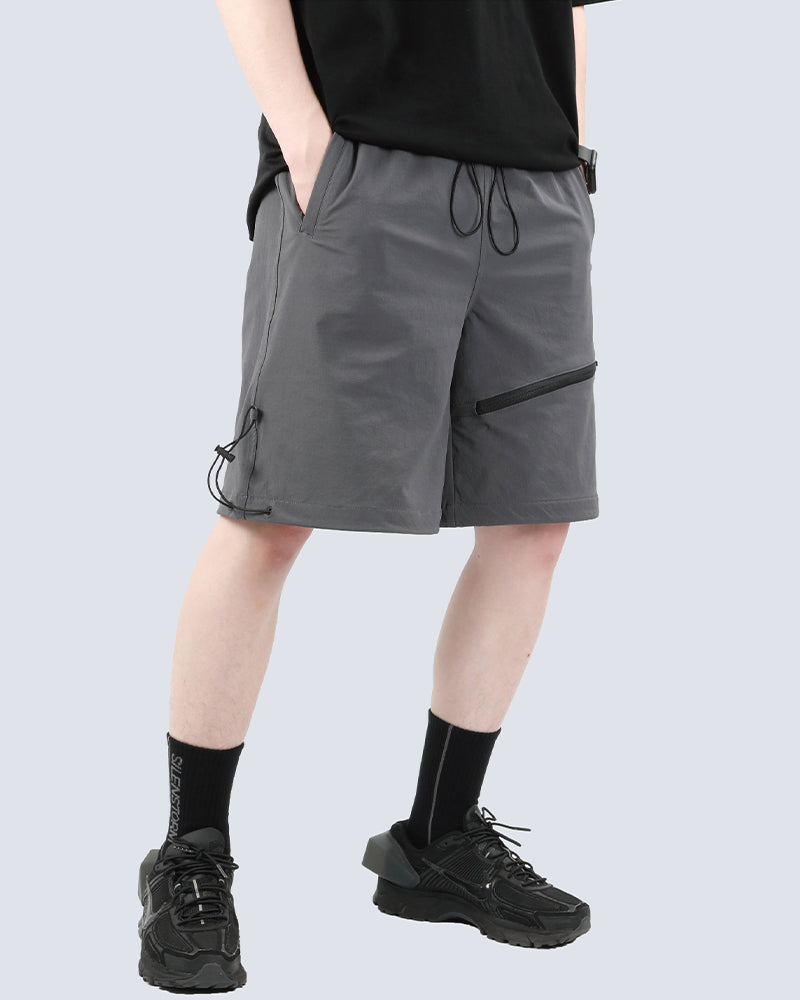 Water-Repellent Tactical Utility Cargo Shorts