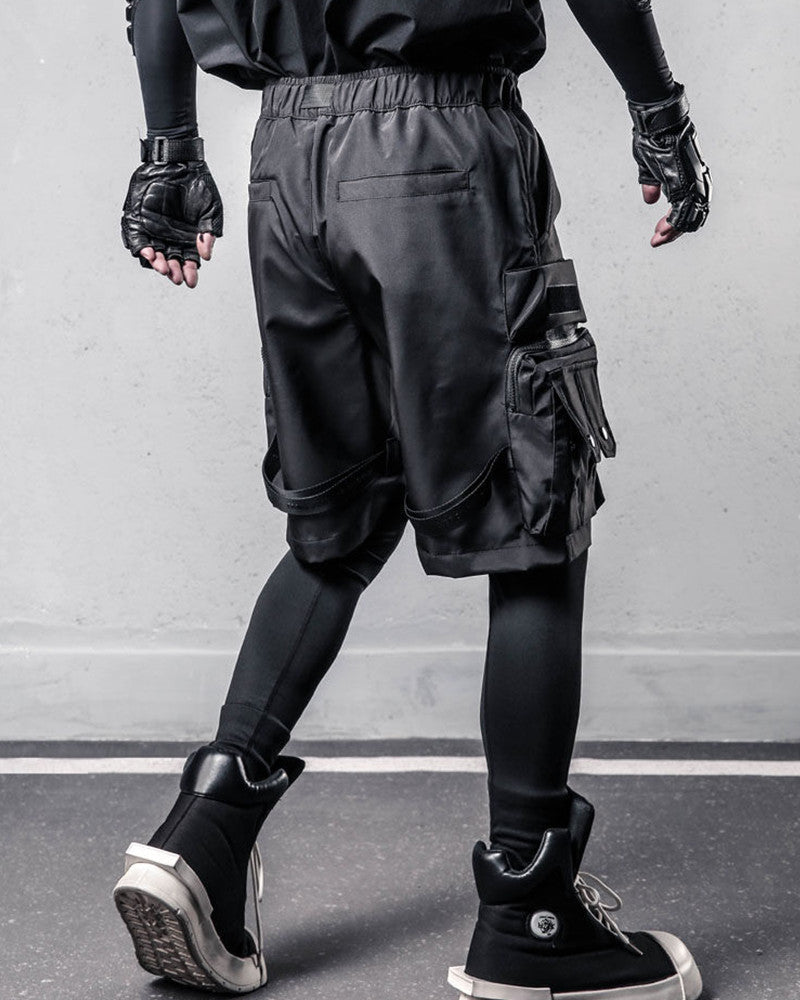 Techwear Multi-Pocket Cargo Shorts