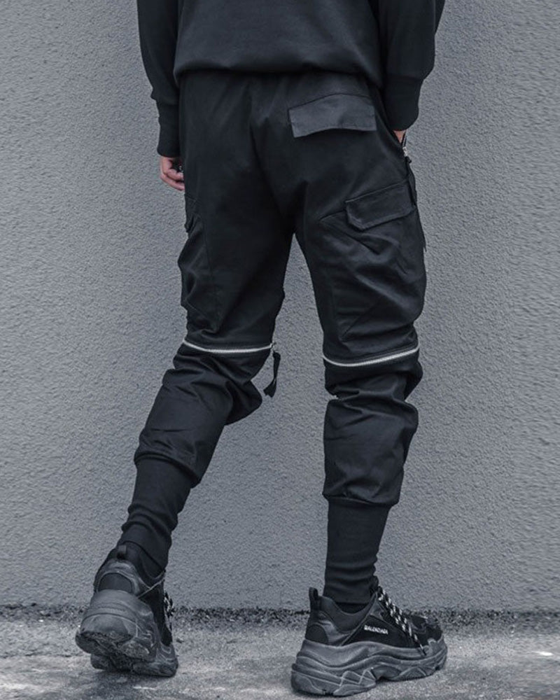 Techwear Multi-Zip Detachable Legs Cargo Pants